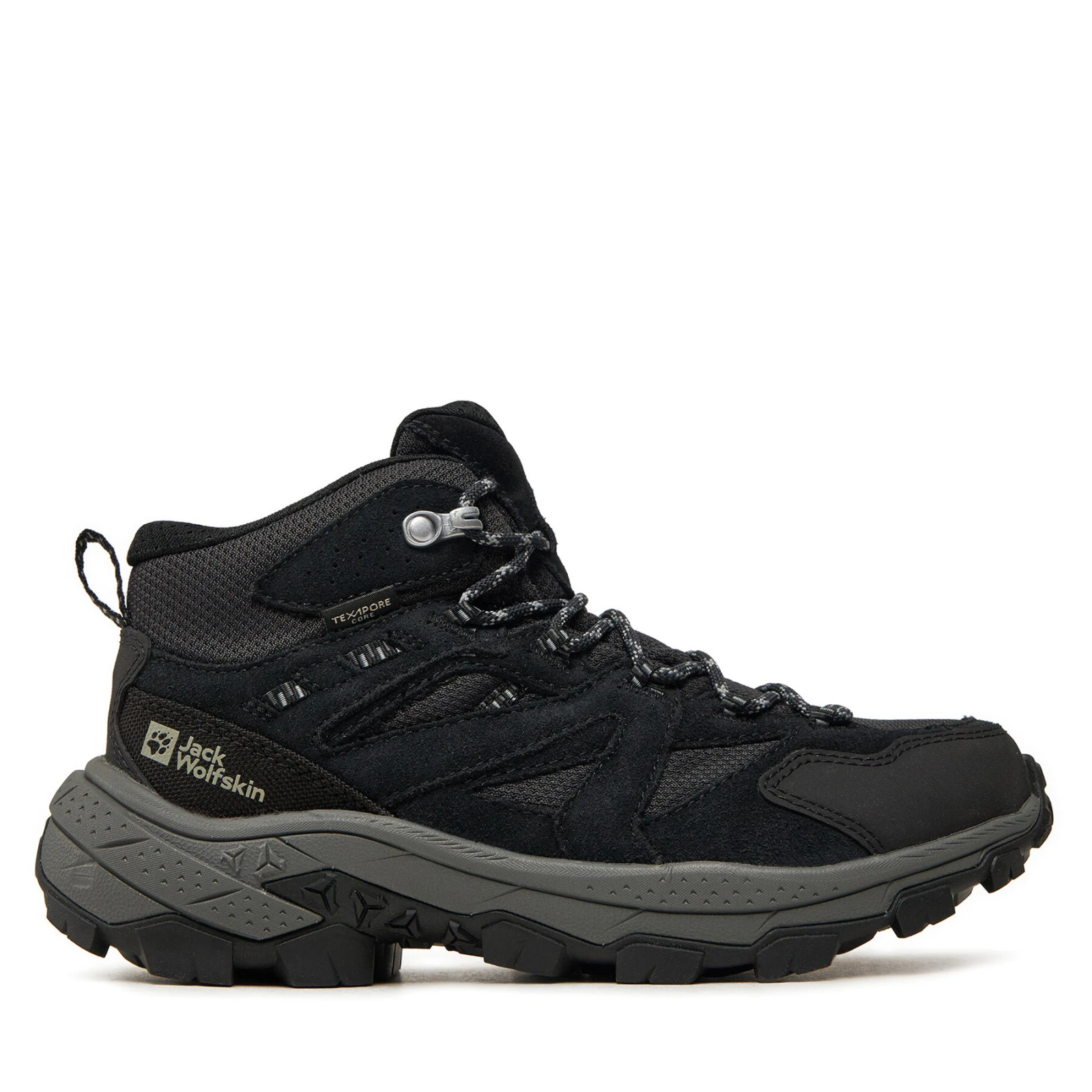 Trekking čevlji Jack Wolfskin Vojo Tour Mid W A62071 Rjava - Velikost: 38 | Barva: sivá | Starostna skupina: Odrasli | Spol: Ženski · záber 2