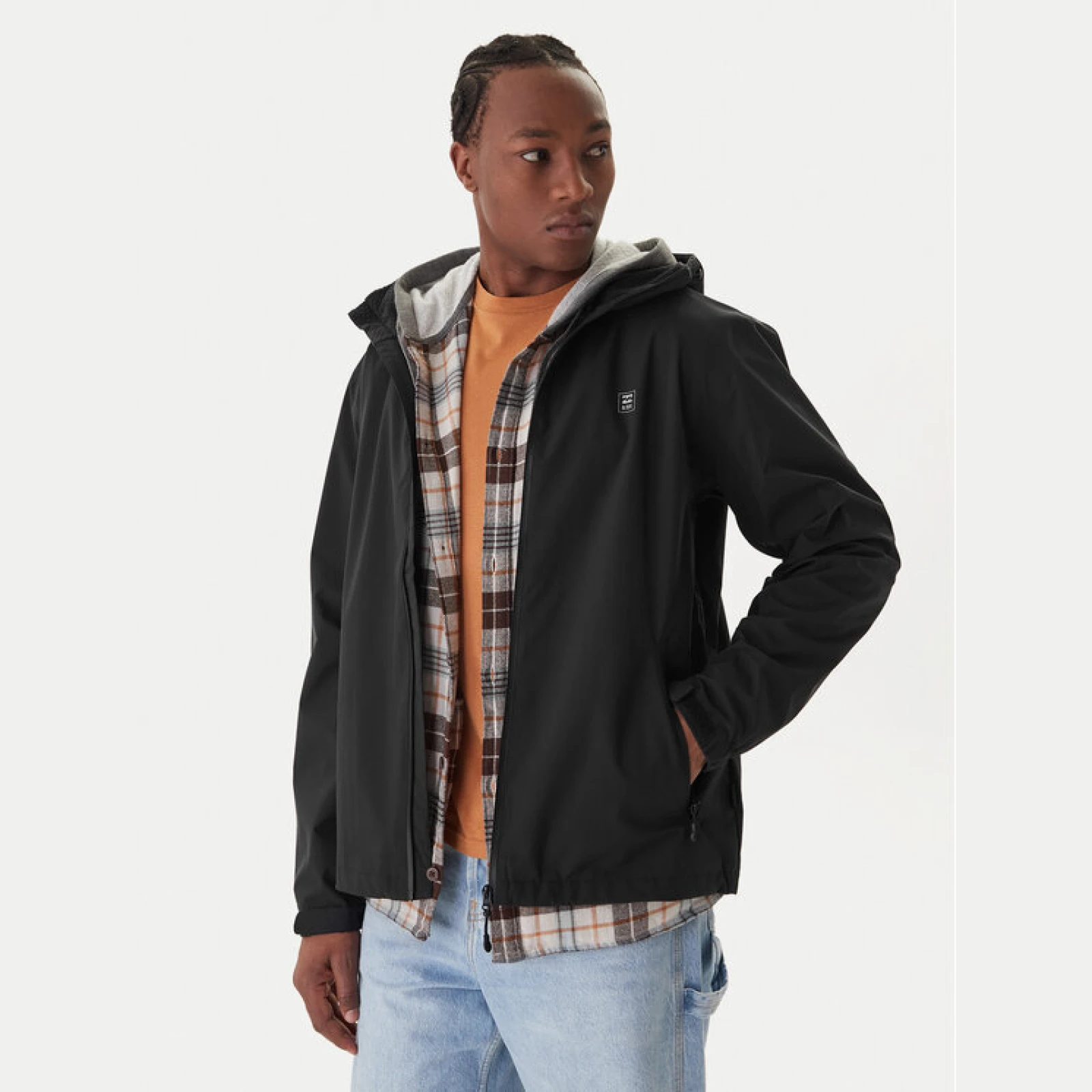 Billabong Dežna jakna Rainstorm EBYJK00137 Črna Regular Fit · záber 2