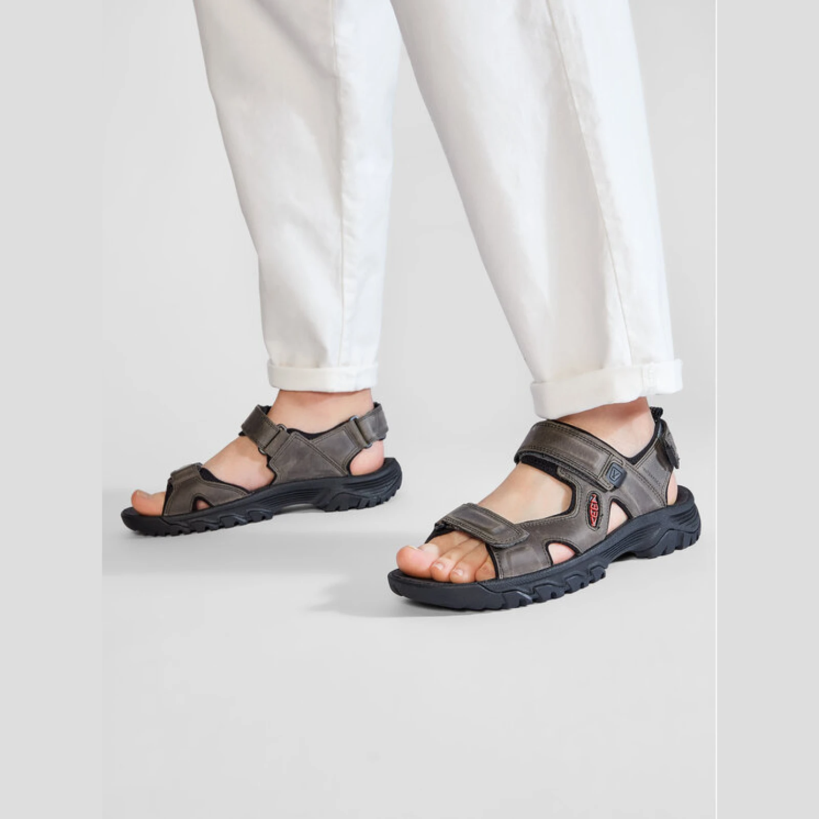 Keen Sandali Targhe III Open Toe Sandal 1022424 Siva · záber 2