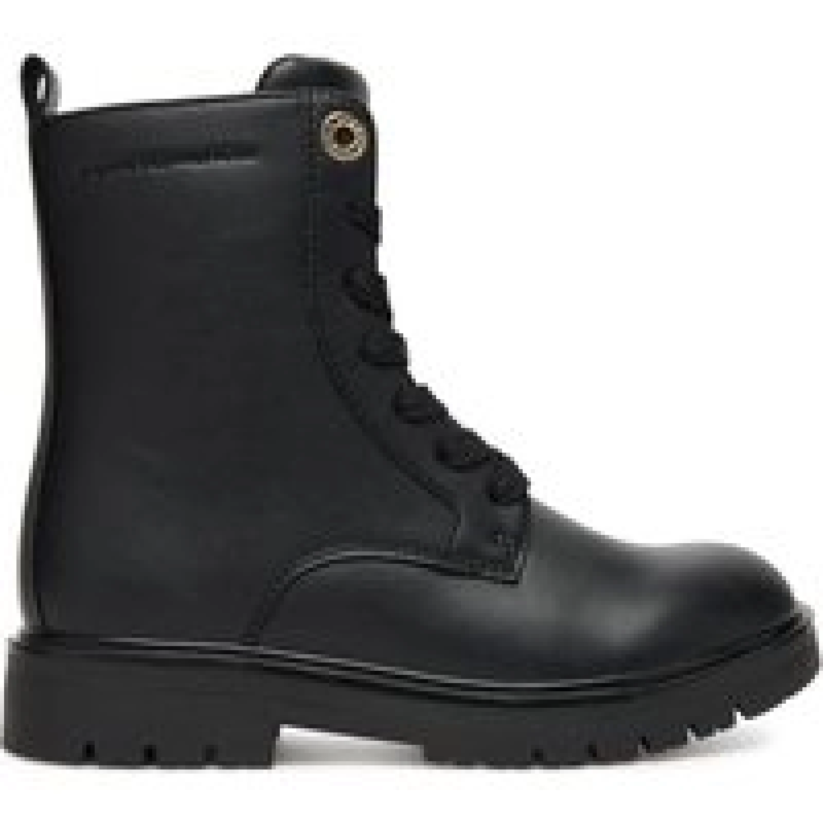 Pohodni čevlji Tommy Hilfiger Lace-Up Bootie T3A5-34012-1355 S Črna - Velikost: 31 | Barva: čierna | Starostna skupina: Odrasli | Spol: Ženski · záber 1