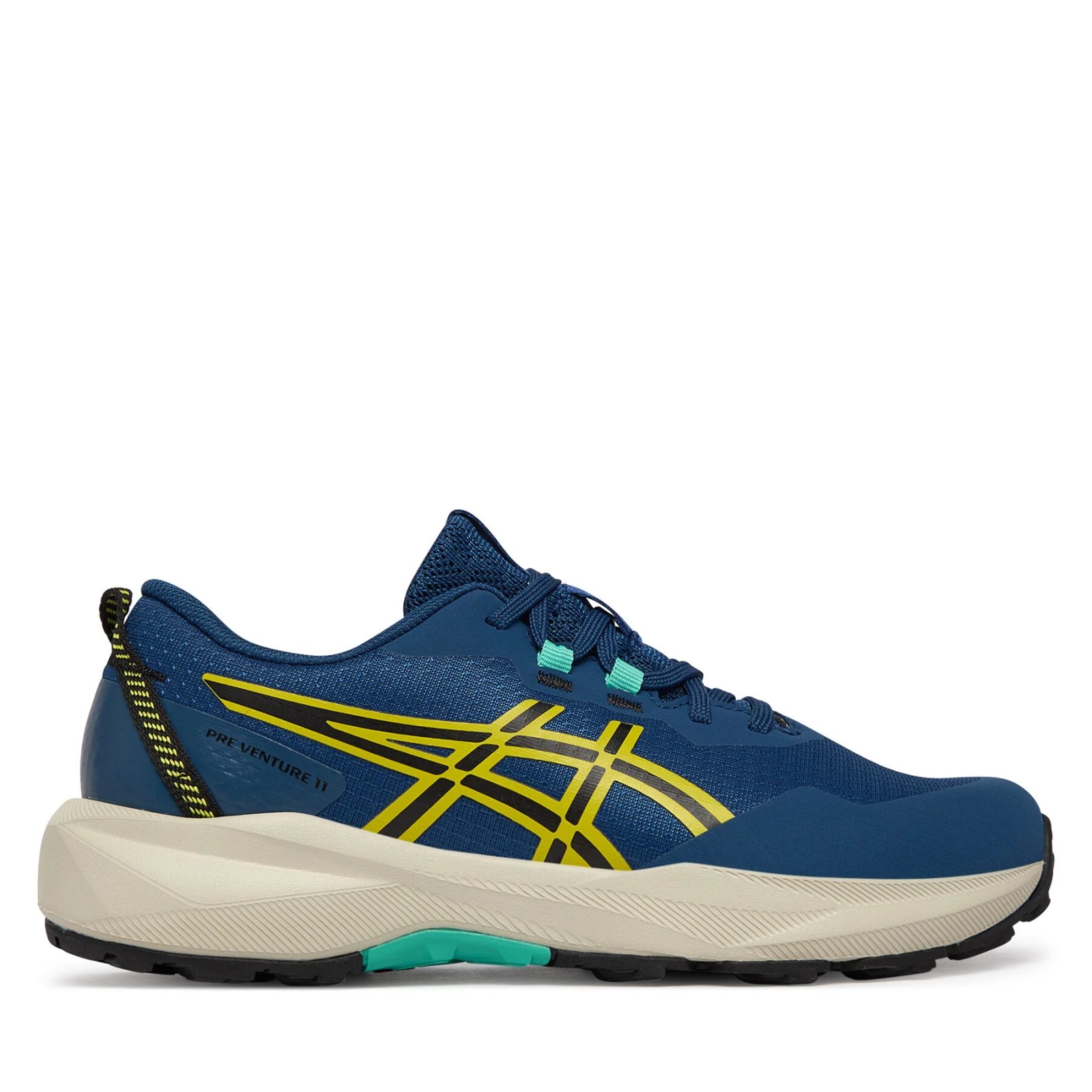 Asics Tekaški čevlji Pre Venture 11 Gs 1014A378 Mornarsko modra - Velikost: 39,5 | Barva: modrá | Starostna skupina: Odrasli | Spol: Unisex · záber 2