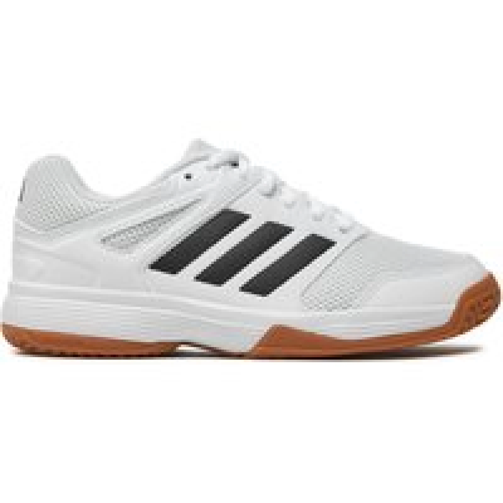 Čevlji za športe v zaprtih prostorih adidas Speedcourt Indoor Kids IE8034 Bela - Velikost: 33,5 | Barva: biela | Starostna skupina: Odrasli | Spol: Unisex · záber 1