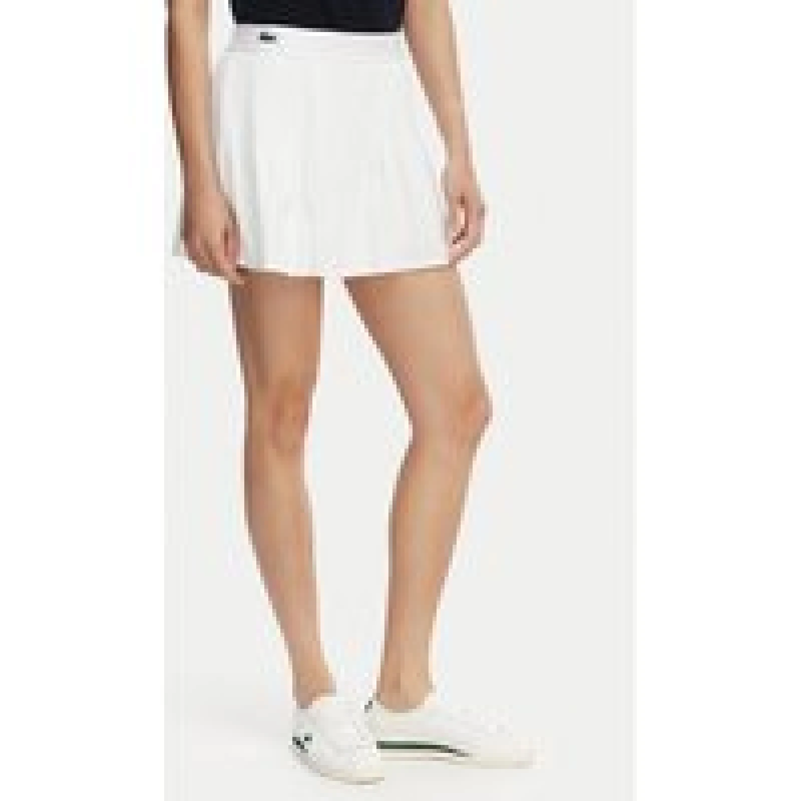 Lacoste Teniško krilo JF9990 Bela Regular Fit - Velikost: 40 | Pohlavie: Ženski · záber 1