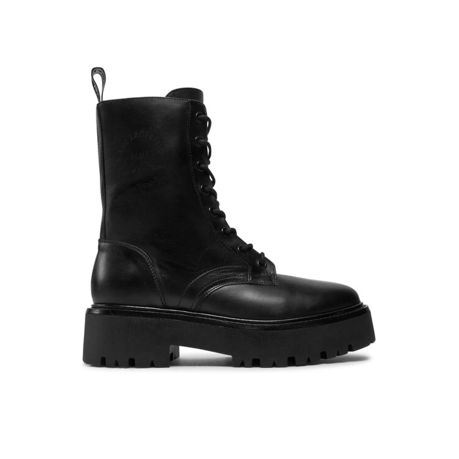 KARL LAGERFELD Pohodni čevlji KL43455 Črna - Velikost: 39 | Barva: čierna | Starostna skupina: Odrasli | Spol: Ženske · záber 2