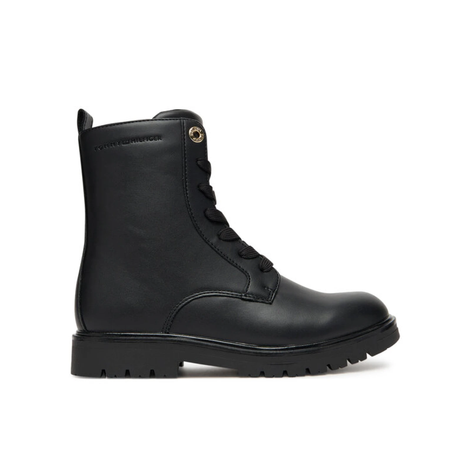 Tommy Hilfiger Pohodni čevlji Lace-Up Bootie T3A5-34012-1355 D Črna · záber 2