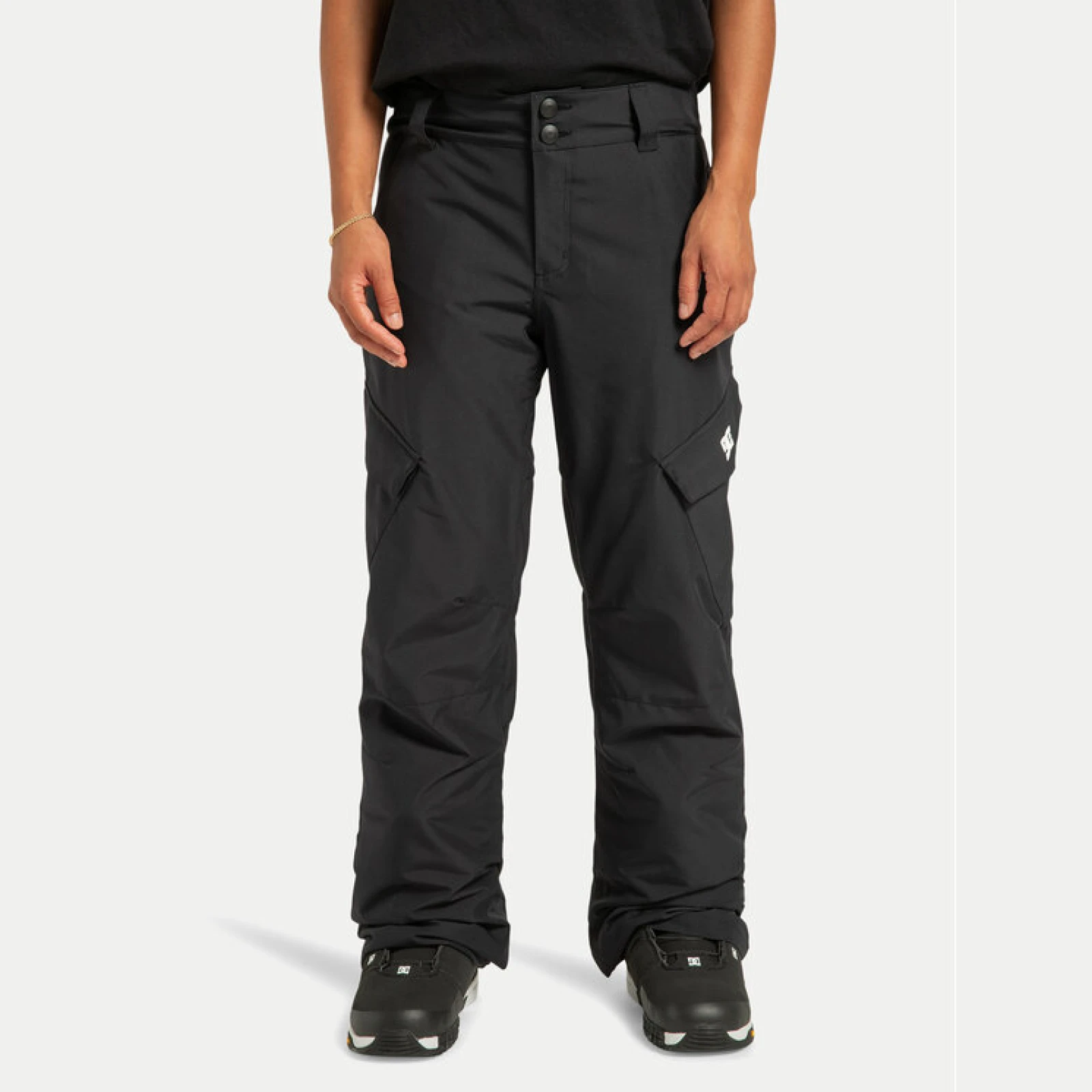 DC Shoes Hlače za snowborad Nonchalant ADJTP03023 Rumena Regular Fit · záber 5