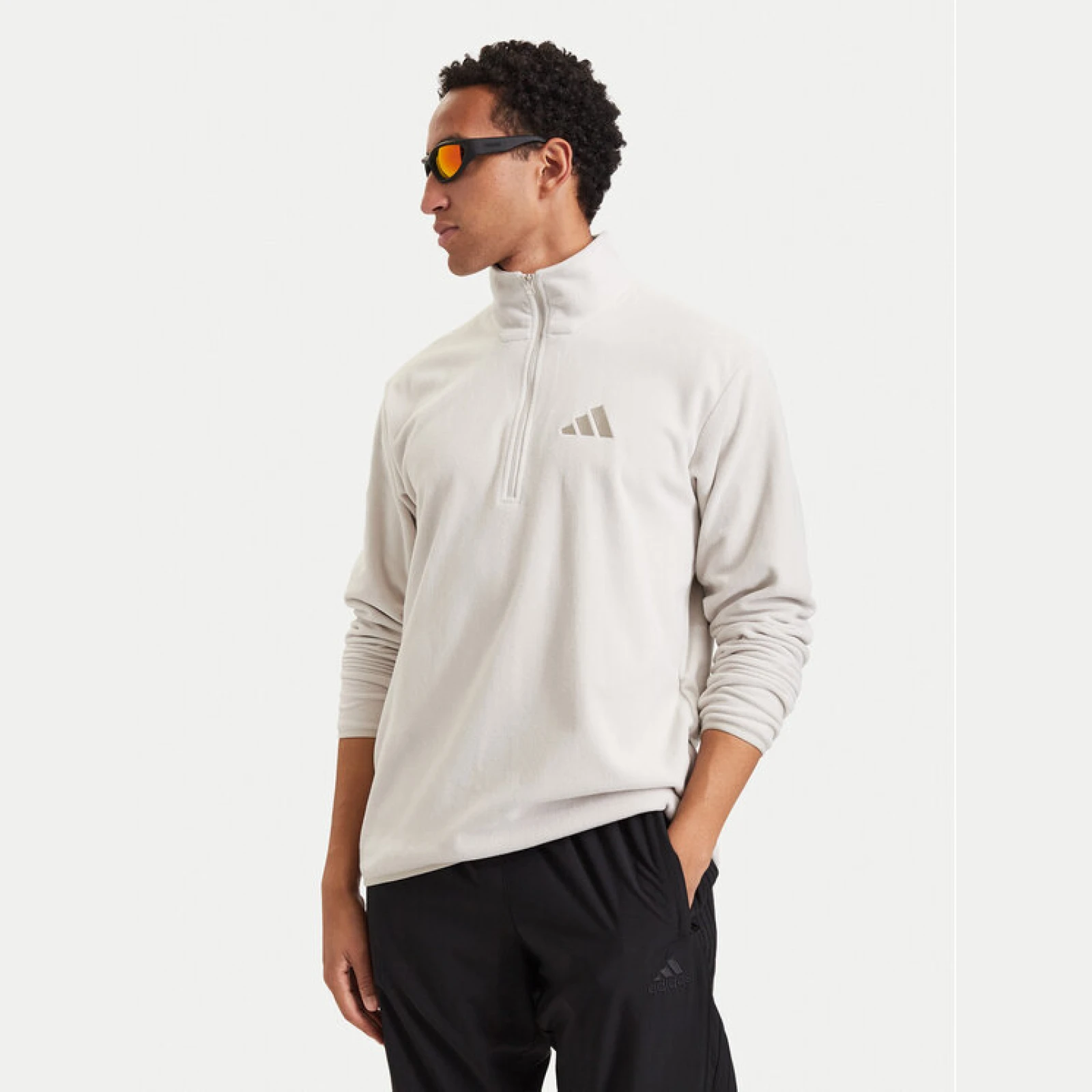 adidas Flis Terrex Multi Essentials Half Zip Fleece Jacket KZ1776 Kremna Regular Fit · záber 2