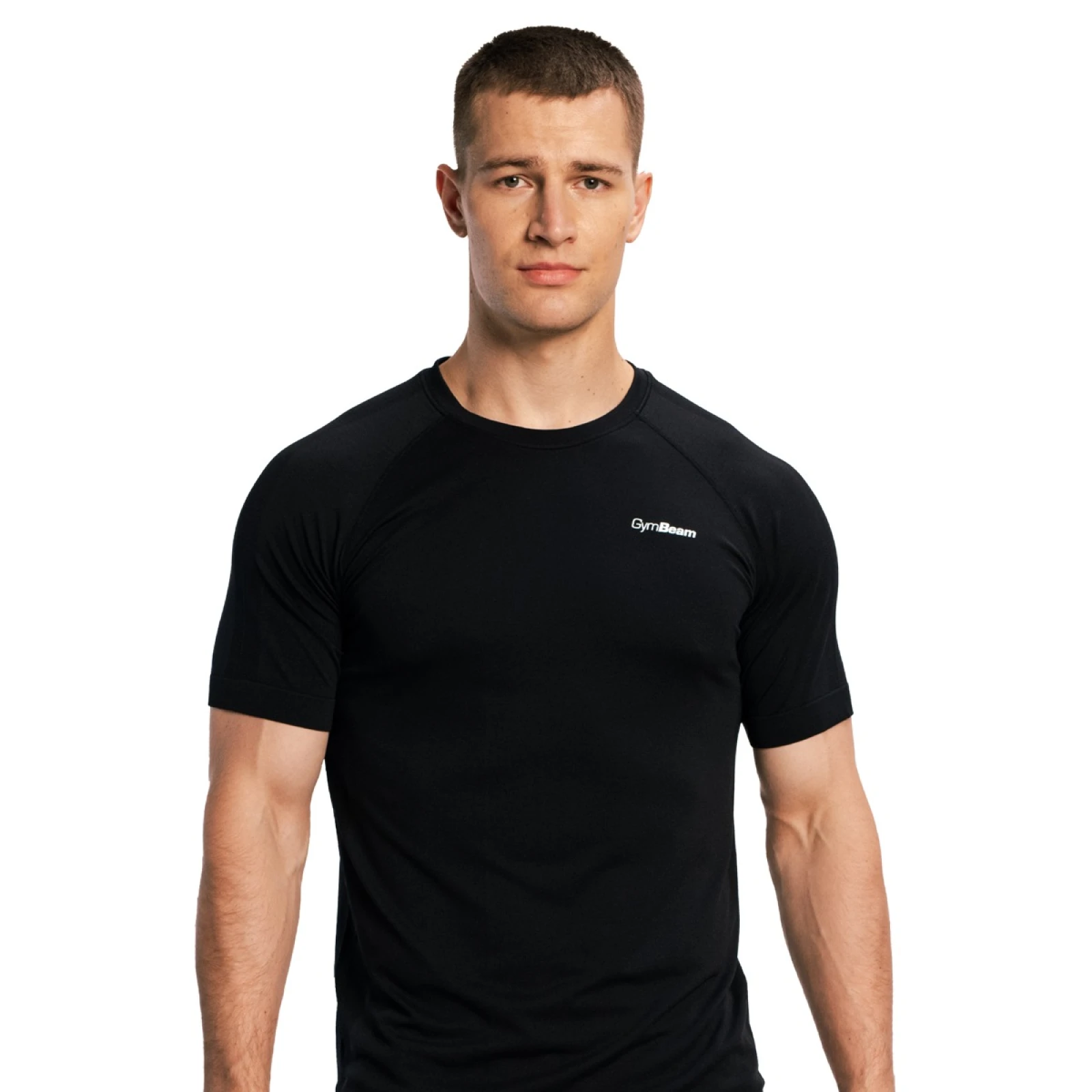 GymBeam Moška tekaška majica s kratkimi rokavi Pulse X Black - Barva: čierna | Starostna skupina: Odrasli | Teža: 0,188 g | Pakiranje: 70 · záber 6