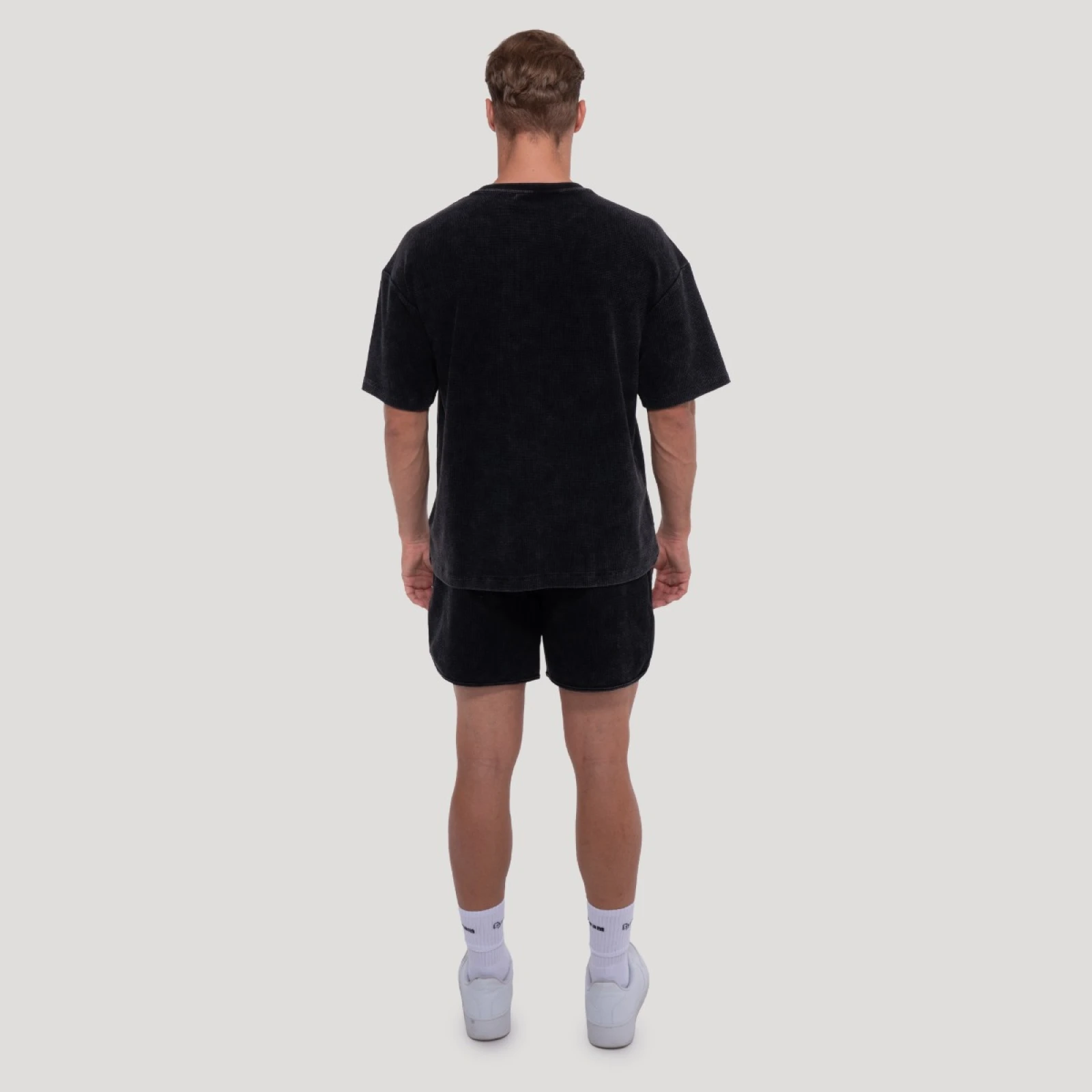 GymBeam Majica s kratkimi rokavi Persistence Washed Black · záber 6