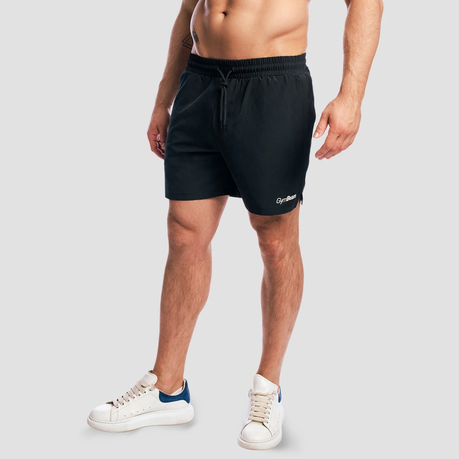 GymBeam Kratke hlače Base Black - Barva: čierna | Starostna skupina: Odrasli | Teža: 0,185 g | Pakiranje: 92 · záber 6