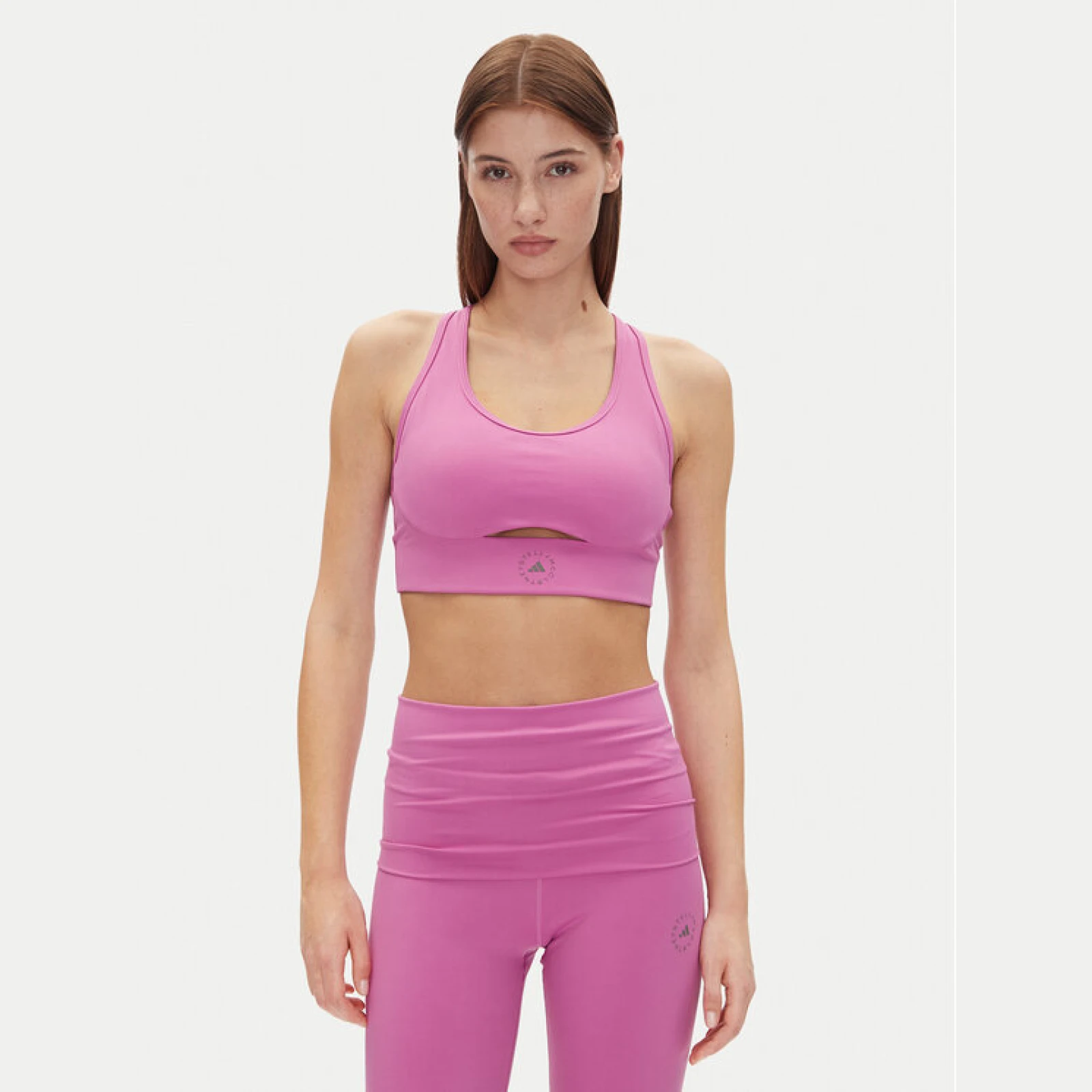 adidas by Stella McCartney Špotni nedrček TrueStrength JJ1639 Roza Slim Fit - Barva: ružová | Starostna skupina: Odrasli | Spol: Ženske · záber 2