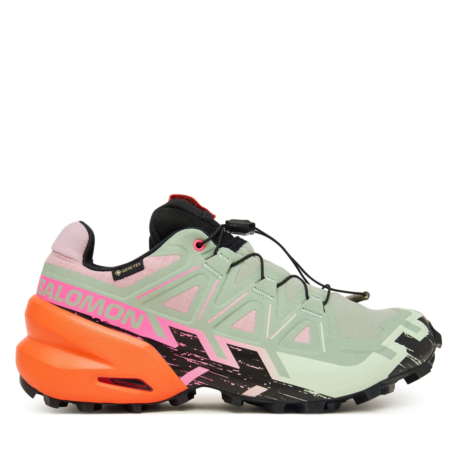 Trekking čevlji Salomon Speedcross 6 Gtx Icon L45486900 Svetlo zelena - Velikost: 40 ⅔ | Barva: zelená | Starostna skupina: Odrasli | Spol: Ženski · záber 2