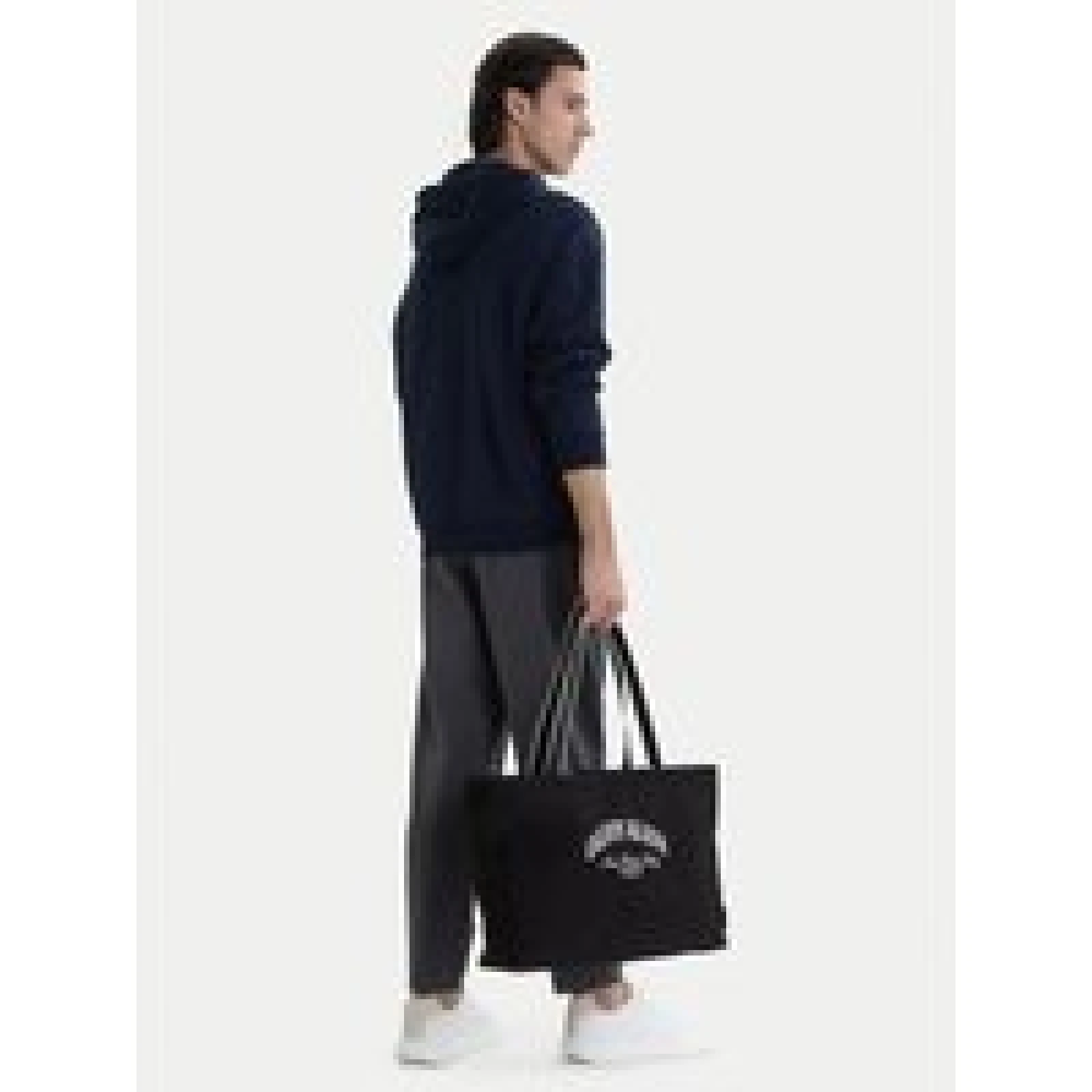 Torbica Calvin Klein Graphic Capsule Tote LV04D3348G Črna · záber 1