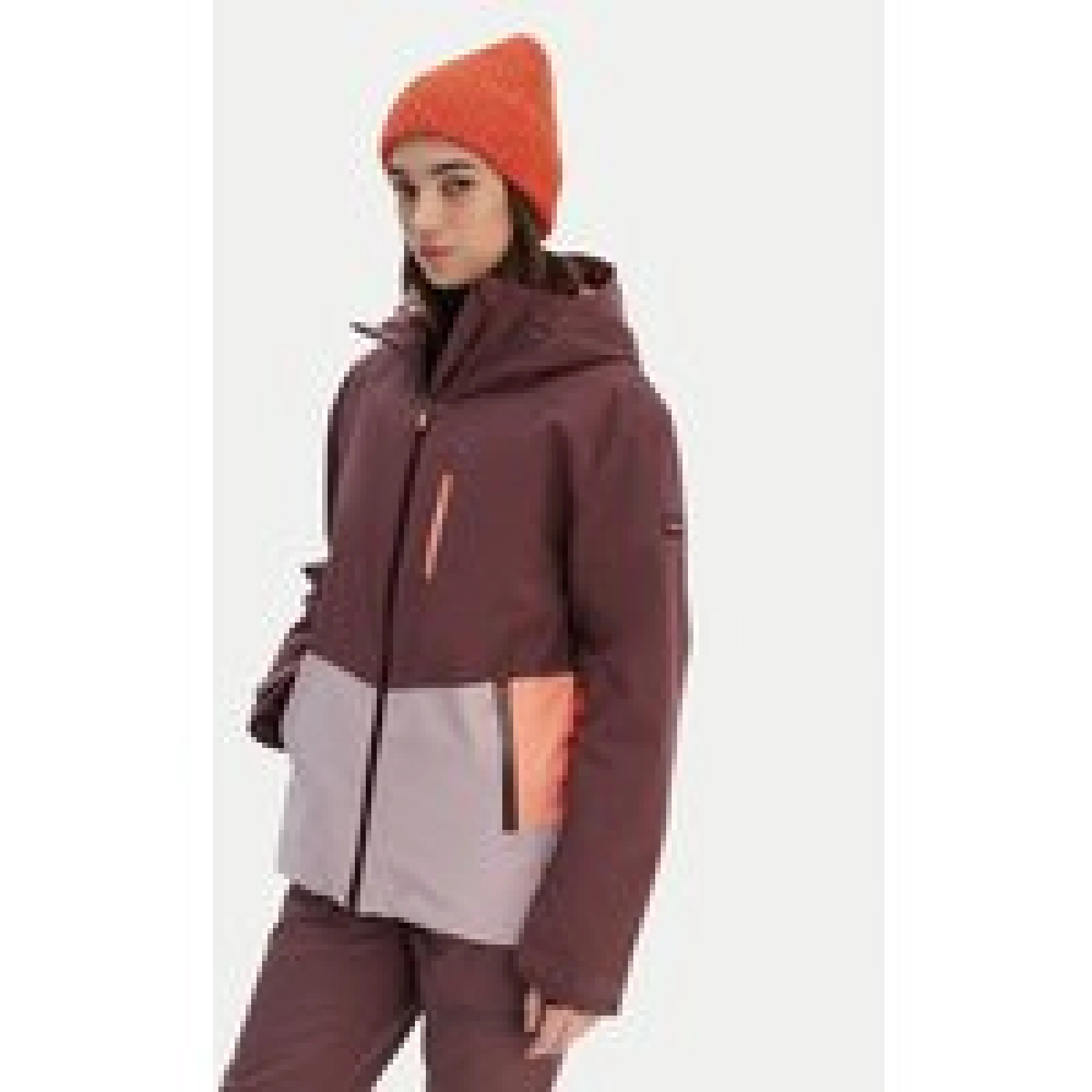 Roxy Smučarska jakna Stormdash ERJTJ03520 Bordo rdeča Tailored Fit - Velikost: M | Barva: bordová | Starostna skupina: Odrasli | Spol: Ženske · záber 1