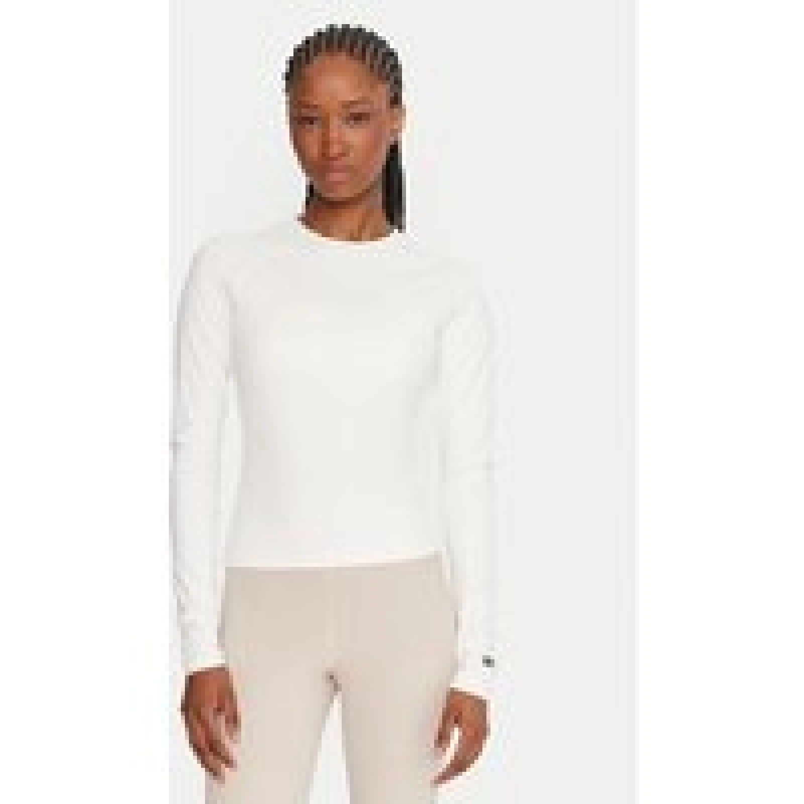 Reebok Športna majica Reebok X Ewa Chodakowska RK25316CCW Écru Slim Fit · záber 1