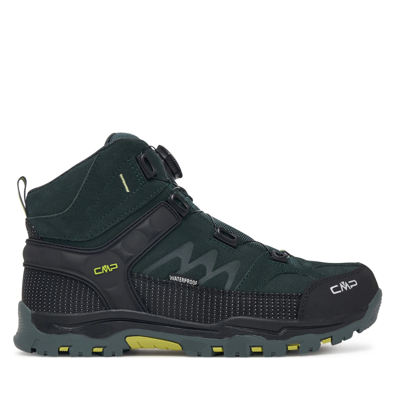 Trekking čevlji CMP Kiruna Mid FitGo Wp 3Q56784J Zelena · záber 2