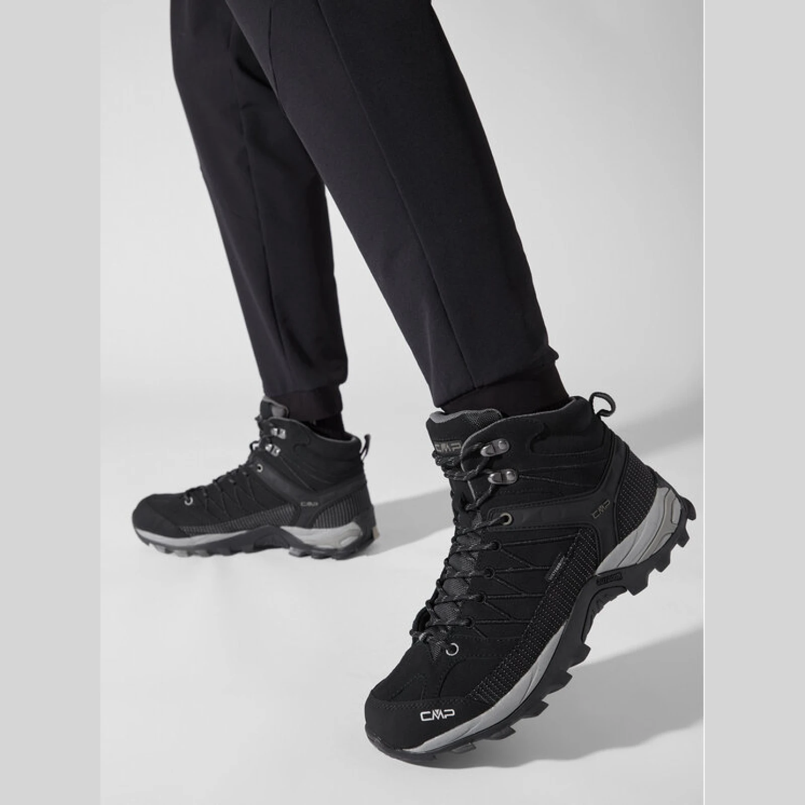 CMP Trekking čevlji Rigel Mid Trekking Shoes Wp 3Q12947 Črna - Velikost: 42 | Barva: čierna | Starostna skupina: Odrasli | Spol: Moški · záber 2