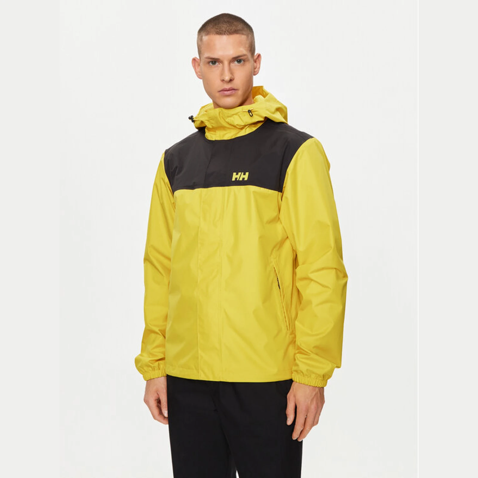 Helly Hansen Dežna jakna Vancouver Rain Jacket 53935 Rumena Regular Fit - Velikost: S | Barva: žltá | Starostna skupina: Odrasli | Spol: Moški · záber 2