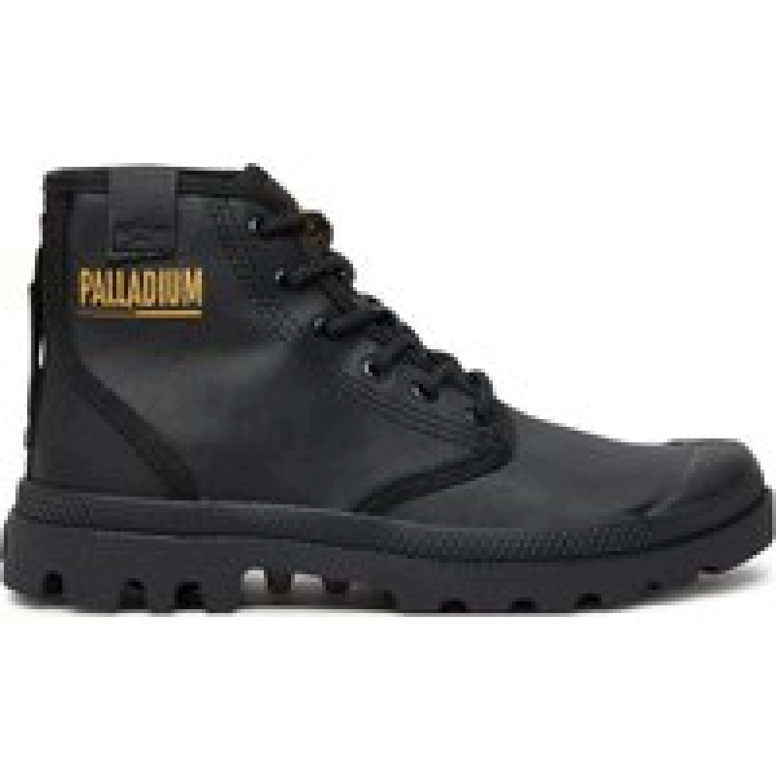 Pohodni čevlji Palladium PAMPA HI COATED 74375-008-M Črna - Velikost: 38 | Barva: čierna | Starostna skupina: Odrasli | Spol: Unisex · záber 1