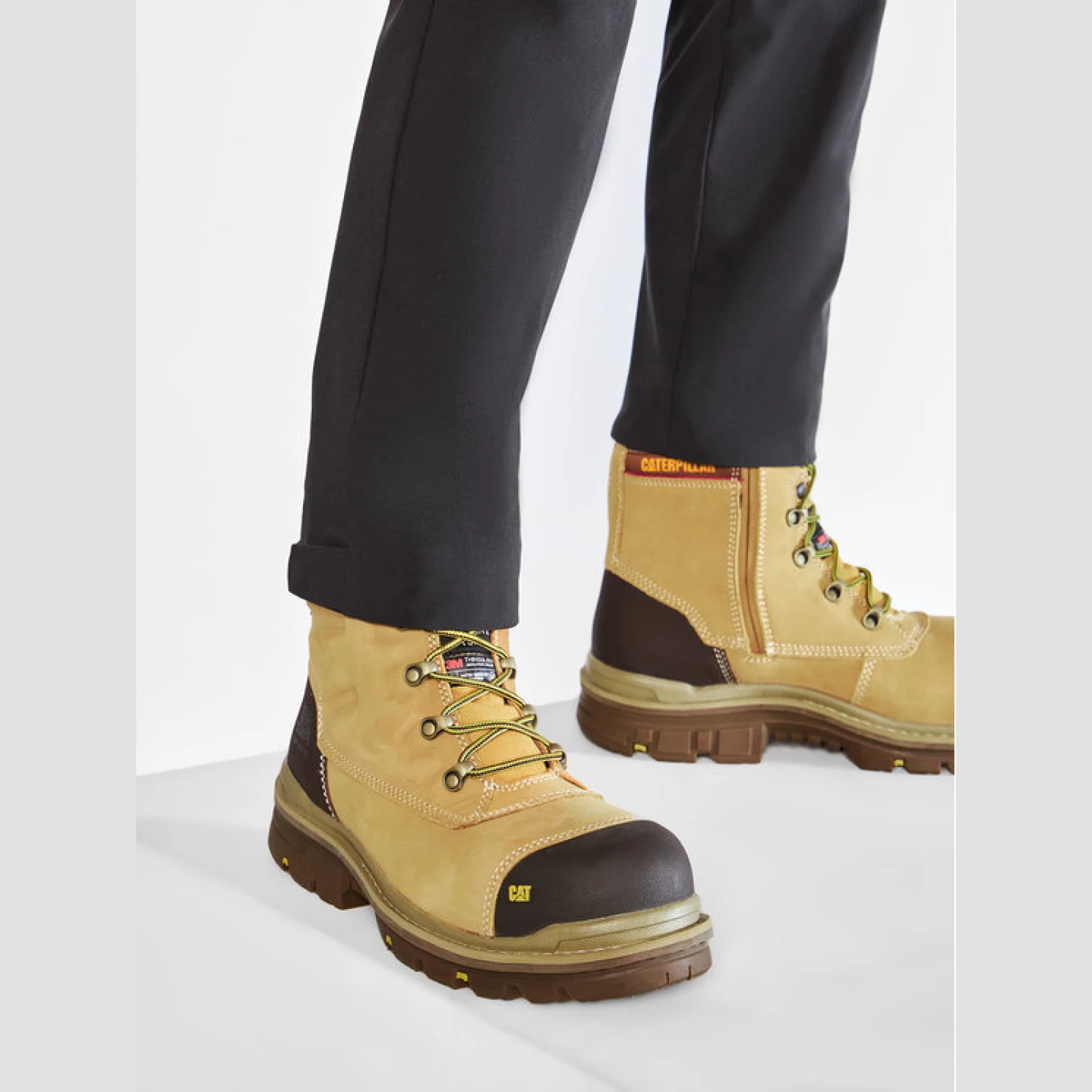 CAT Footwear Pohodni čevlji Premier 8" WP TX P720148 Rjava · záber 2