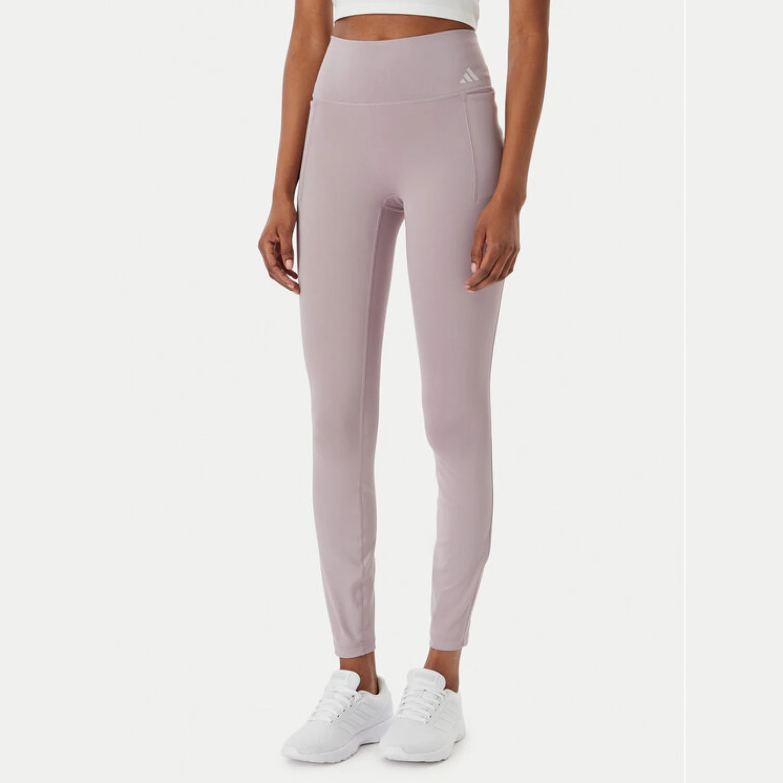 adidas Pajkice Optime Workout KD9252 Vijolična Slim Fit - Velikost: L | Barva: fialová | Starostna skupina: Odrasli | Spol: Ženske · záber 2