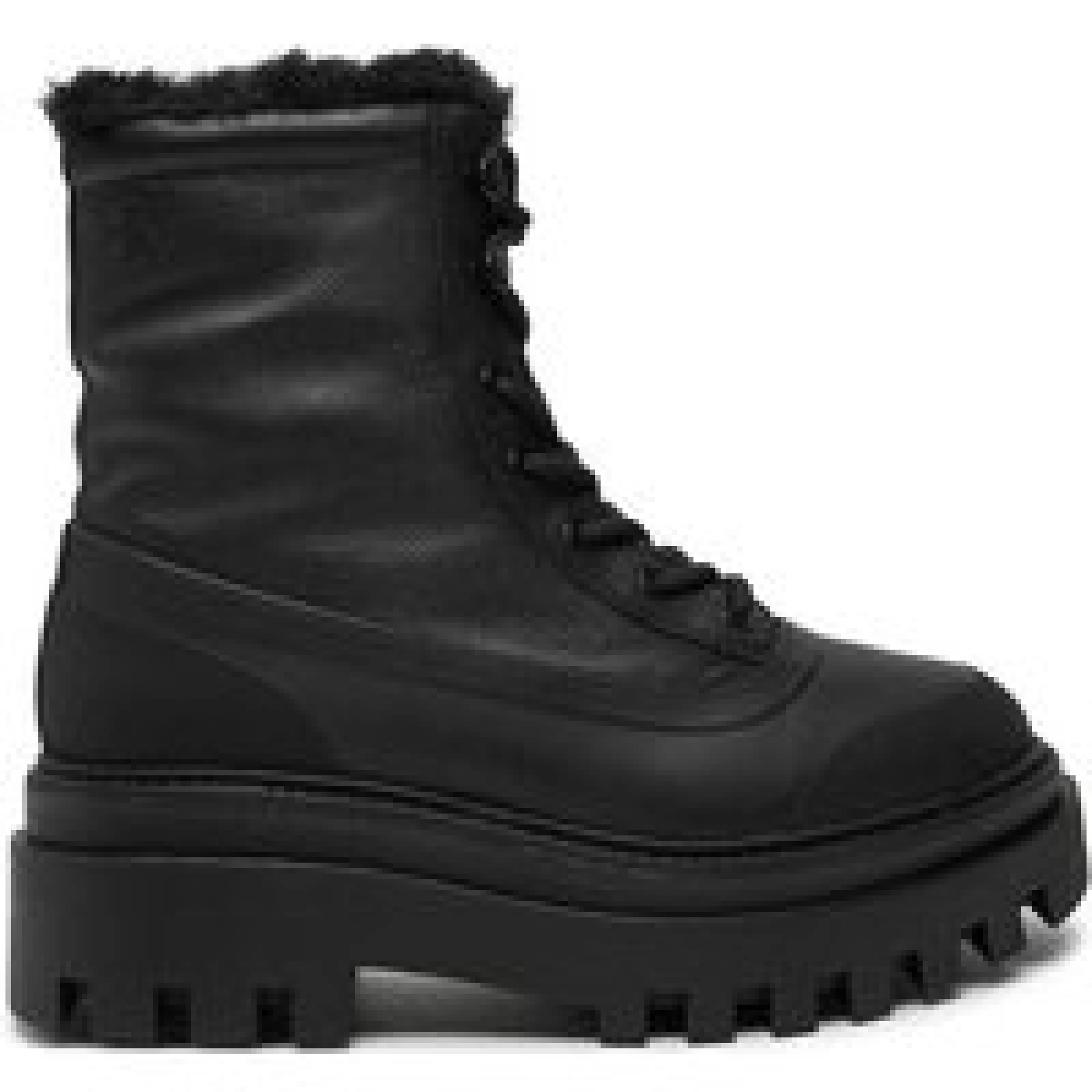 Calvin Klein Jeans Pohodni čevlji Flatform Lace Up Boot Padded YW0YW01557 Črna - Velikost: 40 | Barva: čierna | Starostna skupina: Odrasli | Spol: Ženske · záber 1