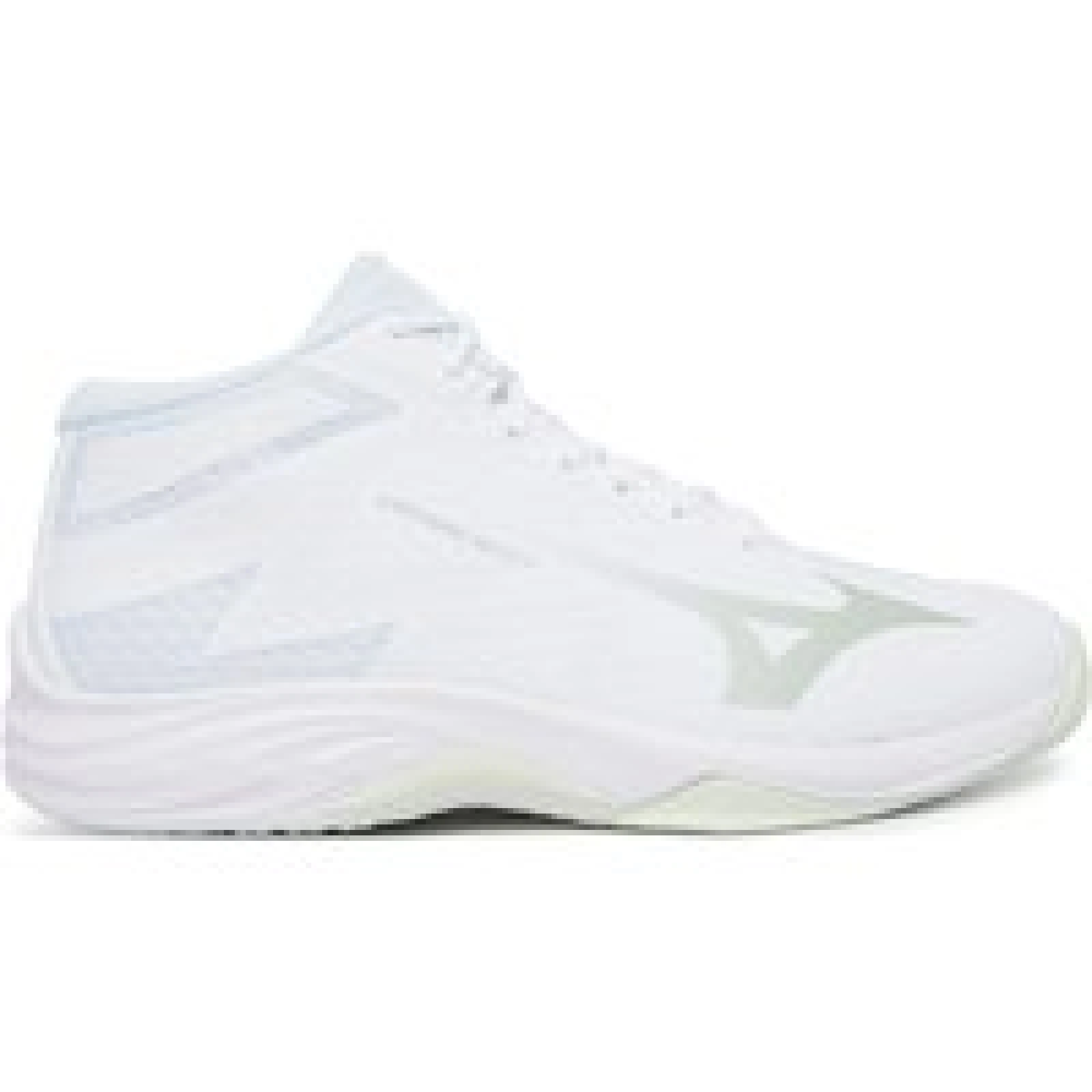 Mizuno Čevlji za športe v zaprtih prostorih Lightning Select Mid V1GC2675 Bela - Velikost: 37 | Barva: biela | Starostna skupina: Odrasli | Spol: Ženski · záber 3