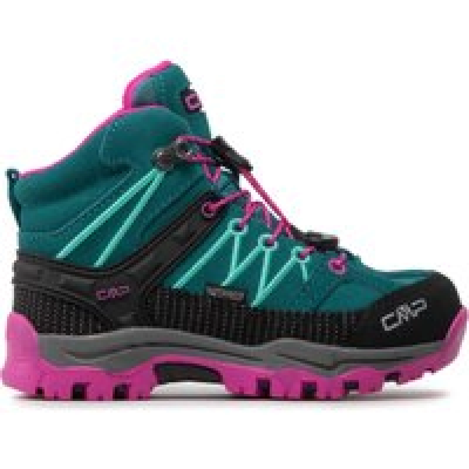 Trekking čevlji CMP Kids Rigel Mid Trekking Shoes Wp 3Q12944 Zelena · záber 1