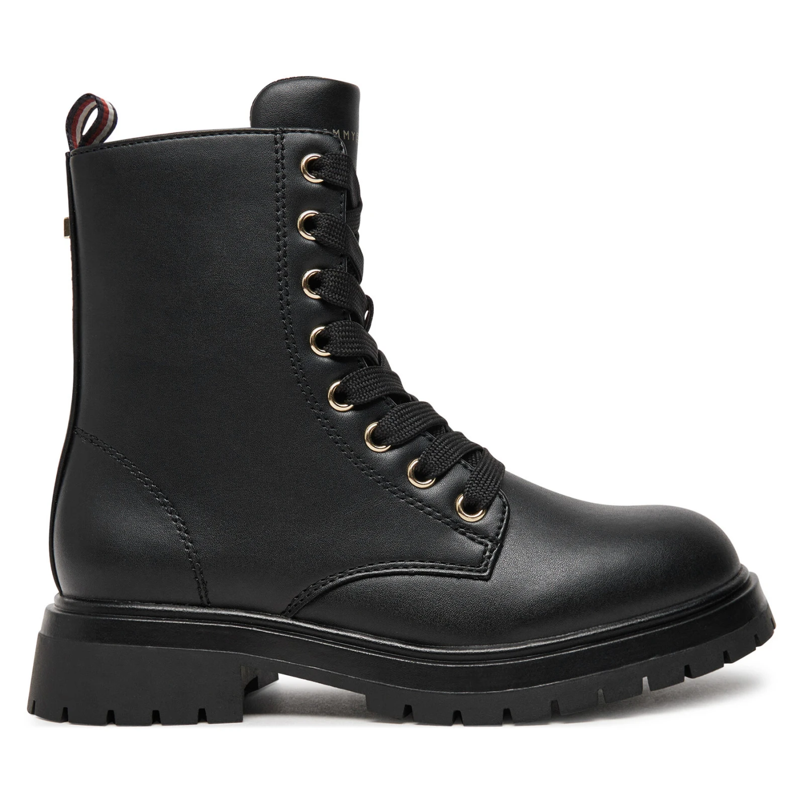 Pohodni čevlji Tommy Hilfiger Lace-Up Bootie T3A5-33569-1351 M Črna · záber 2