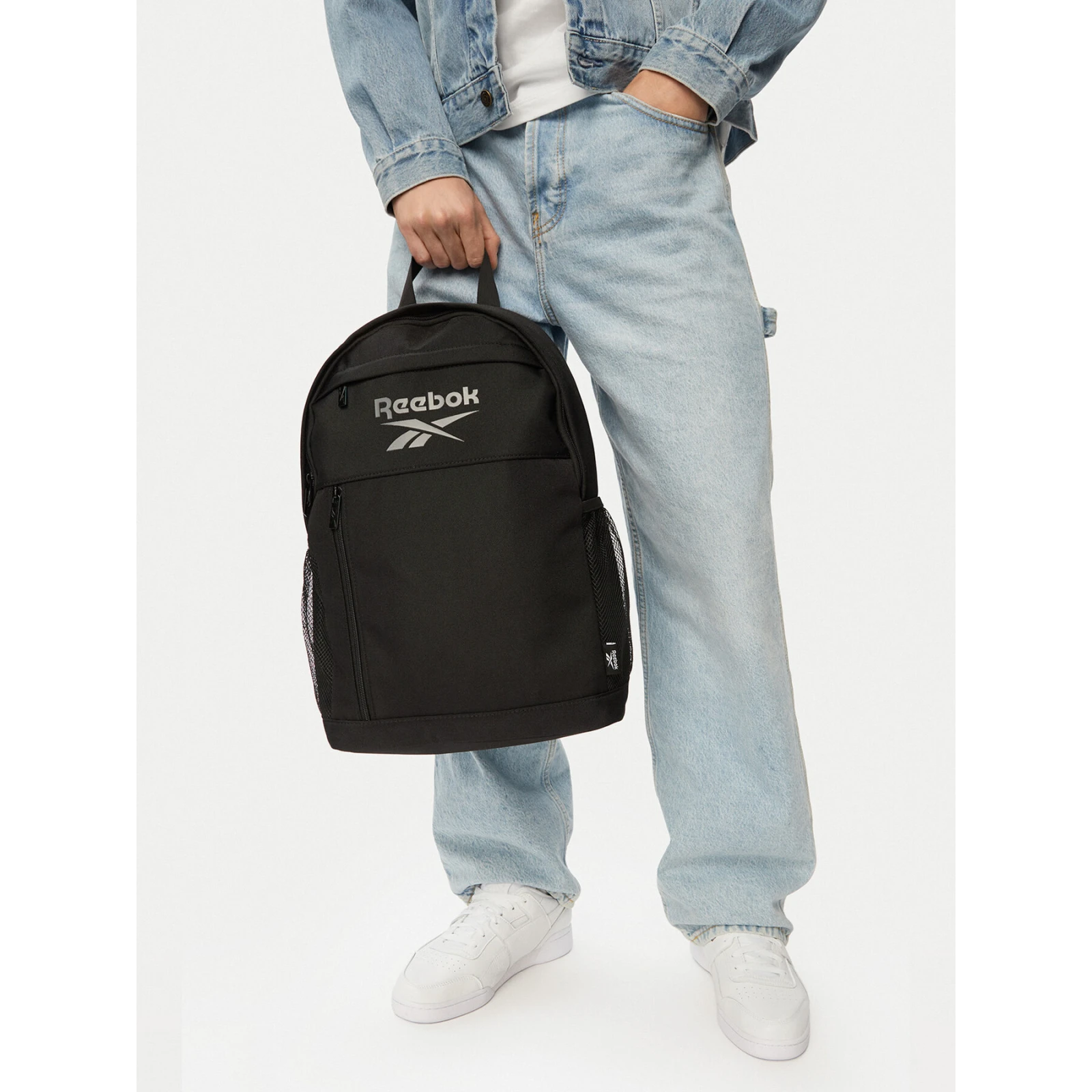 Nahrbtnik Reebok CWBEO-RBK-M-007-10 Temno zelena - Velikost: univerzálna veľkosť | Barva: čierna | Starostna skupina: Odrasli | Spol: Unisex · záber 2