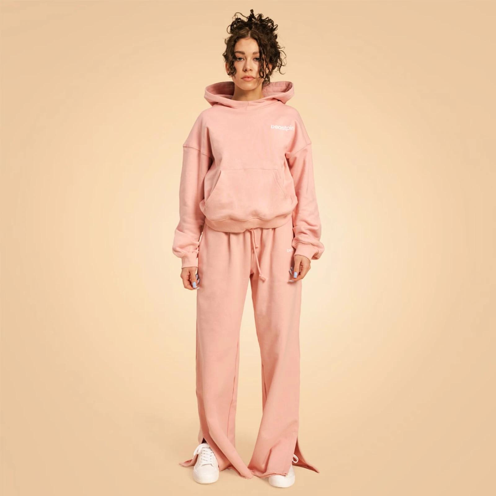 BeastPink Ženske dolge hlače Serenity Pink · záber 4