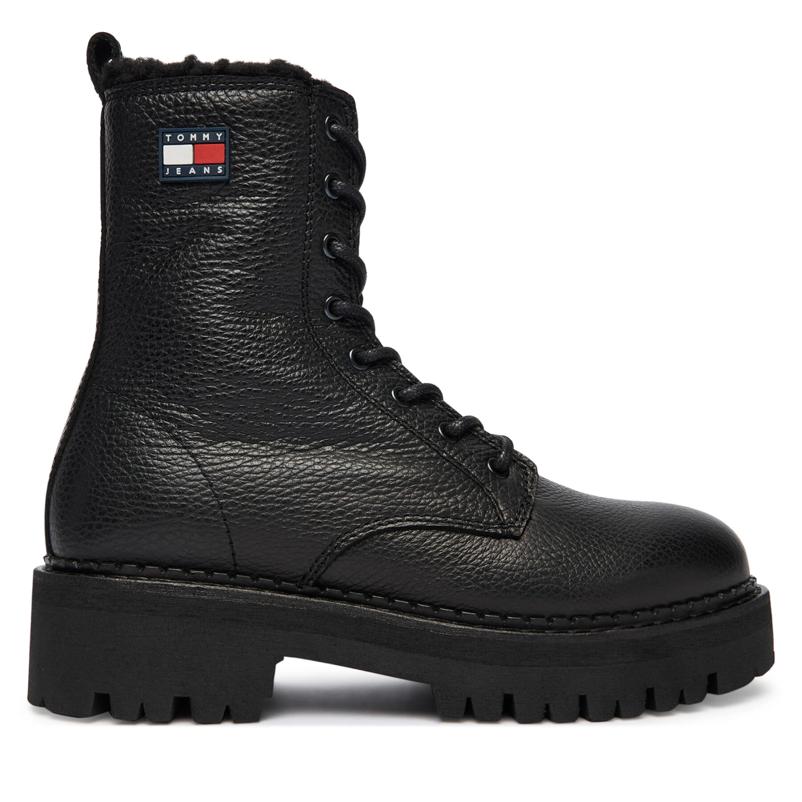 Pohodni čevlji Tommy Jeans Tjw Urban Laceup Boot Wl EN0EN02906 Črna · záber 2