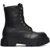 Elisabetta Franchi Pohodni čevlji Lace-Up Bootie F4A5-E0411-1251 S Črna · záber 1