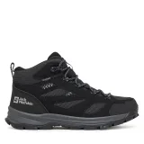 Trekking čevlji Jack Wolfskin Vojo Tour Texapore Mid A64104 Črna - Velikost: 37 | Barva: čierna | Starostna skupina: Odrasli | Spol: Moški · záber 2