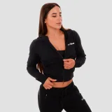 GymBeam Women‘s Zip-up Hoodie TRN black - Velikost: XS | Barva: čierna | Starostna skupina: Odrasli | Pohlavie: Ženski · záber 3