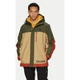 DC Shoes Jakna za snowboard Defiant ADYTJ03084 Zelena Standard Fit · záber 1