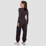 GymBeam Ženska majica z dolgimi rokavi Aura Tee Brown - Barva: hnedá | Starostna skupina: Odrasli | Teža: 0,188 g | Pakiranje: 90 · záber 6