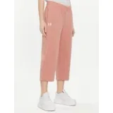 Under Armour Spodnji del trenirke Ua Rival Terry Crop Wide Leg 1382737-696 Roza Loose Fit · záber 1