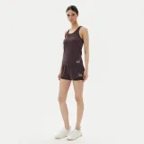 EA7 Emporio Armani Športne kratke hlače 7W000240 AF13662 U6278 Rjava Regular Fit - Velikost: L | Barva: hnedá | Starostna skupina: Odrasli | Spol: Ženske · záber 2