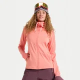 Roxy Športna jopa Vertere Full Zip ERJFT04974 Oranžna Regular Fit · záber 5