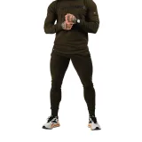 GymBeam Moška trenirka Urban Military Green · záber 6