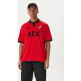 Kappa Športna majica Authentic Sloan 331Z4PW Rdeča Comfort Fit · záber 1