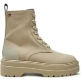 Tommy Hilfiger Pohodni čevlji Flag Ventile Lace Up Boot FW0FW08287 Bež · záber 1