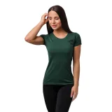 GymBeam Ženska majica Basic Green - Barva: zelená | Starostna skupina: Odrasli | Teža: 0,15 g | Pakiranje: 72 · záber 6