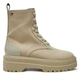 Pohodni čevlji Tommy Hilfiger Flag Ventile Lace Up Boot FW0FW08287 Bež · záber 2