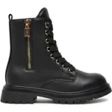 Pohodni čevlji Tommy Hilfiger Lace-Up Bootie T3A5-33567-1351 M Črna - Velikost: 33 | Barva: čierna | Starostna skupina: Odrasli | Spol: Ženski · záber 1
