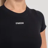 GymBeam Ženski kratki top Flow Black · záber 8