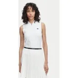 Lacoste Top PF0202 Bela Regular Fit - Velikost: 44 | Barva: biela | Starostna skupina: Odrasli | Spol: Ženske · záber 1