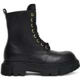 Elisabetta Franchi Pohodni čevlji Lace-Up Bootie F4A5-E0411-1251 D Črna - Velikost: 38 | Barva: čierna | Starostna skupina: Odrasli | Spol: Otroški · záber 1