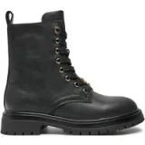Tommy Hilfiger Pohodni čevlji Lace Up Bootie T3A5-33568-0092 M Črna · záber 1
